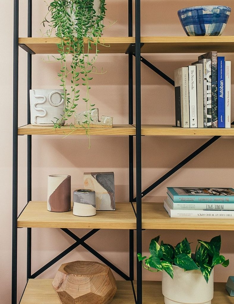 Go Vertical with Floating Shelves