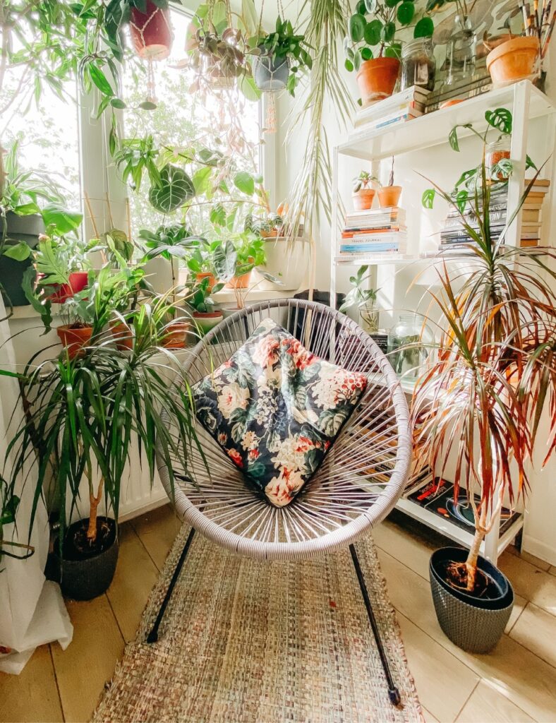 The Bouclé and Botanical Oasis