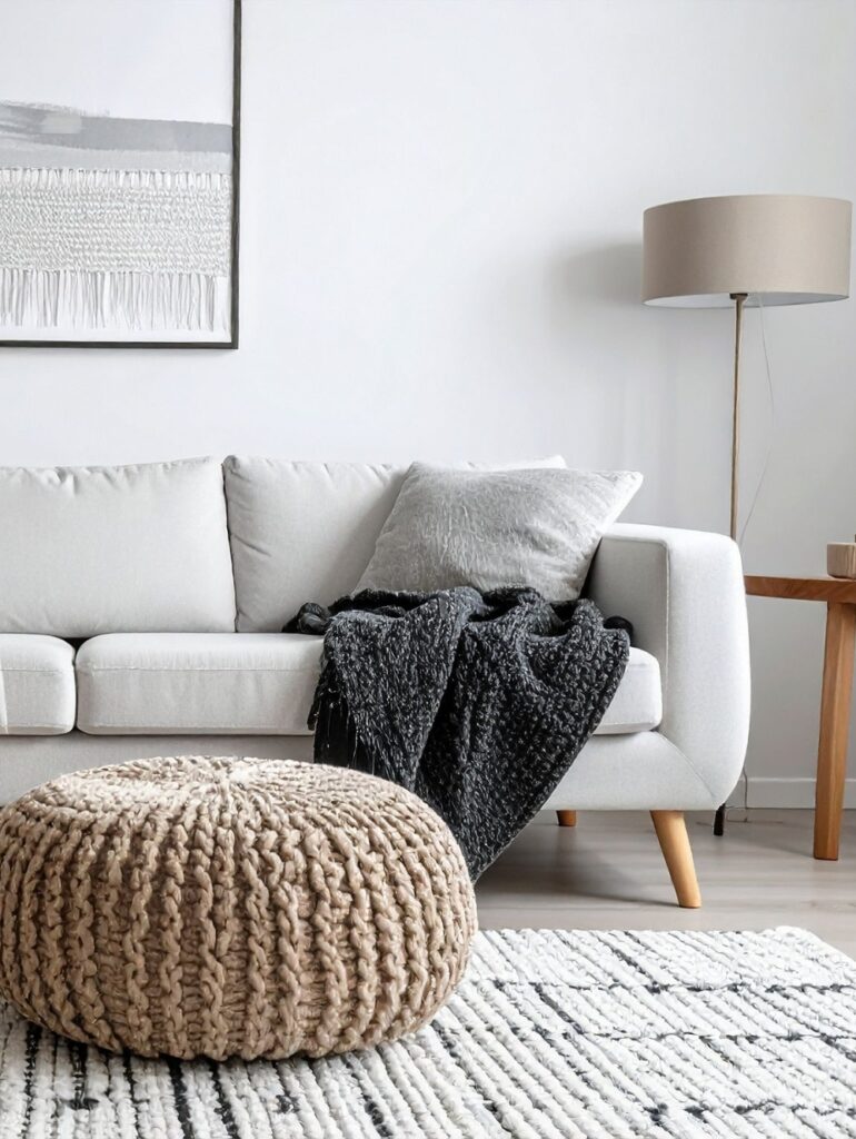 The key is layering textures (The "Cozy" Factor)